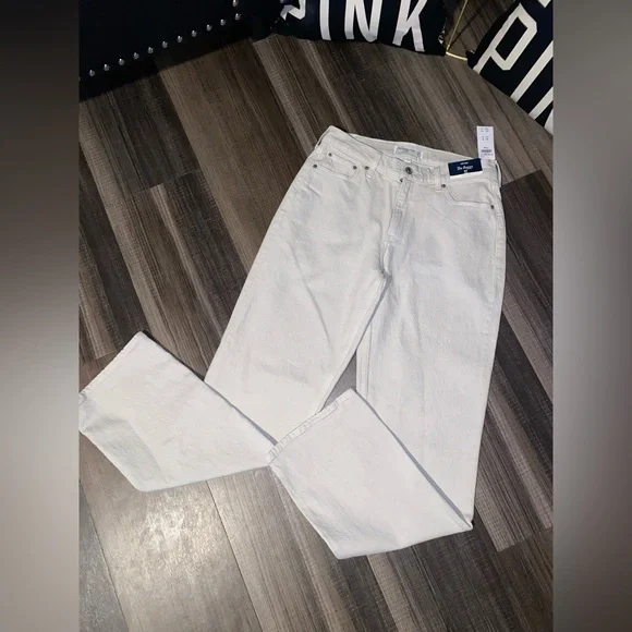 NWT Abercrombie & Fitch Light Blue Flare Jeans - Picture 8 of 15